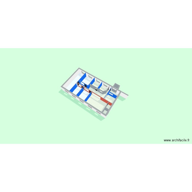 Nve CPH - Reduction des BX 3 - Asc Interieur 1 - 3D1. Plan de 8 pièces et 184 m2
