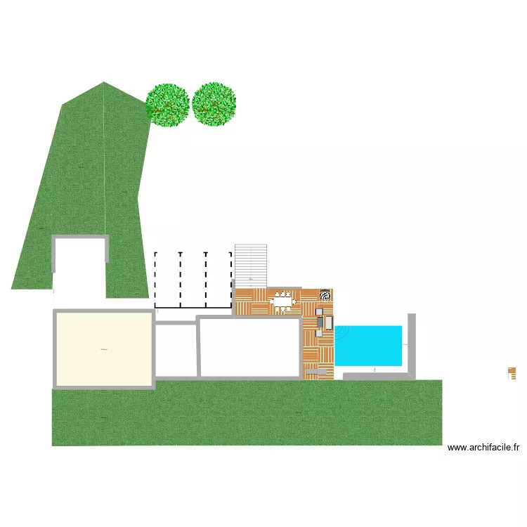 Ext Cieurac Piscine V4. Plan de 