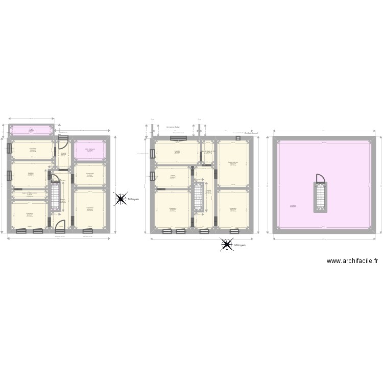 ML24007586 MAZERAM. Plan de 21 pièces et 295 m2
