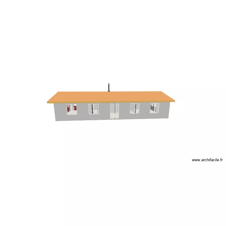 toiture Ornaisons. Plan de 4 Pièces et 102 m² toiture Ornaisons. Plan de 4 Pièces et 102 m²