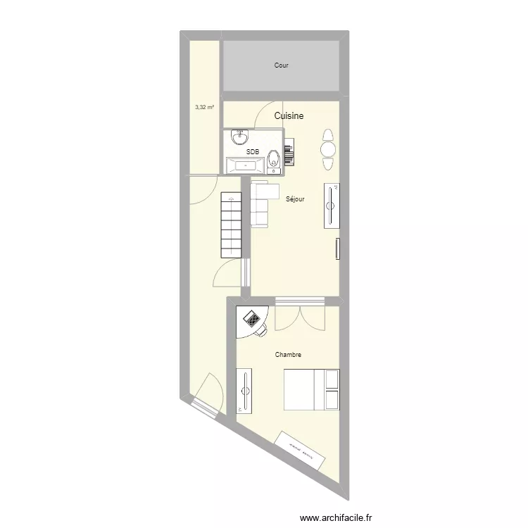BOONDAEL RDC. Plan de 
