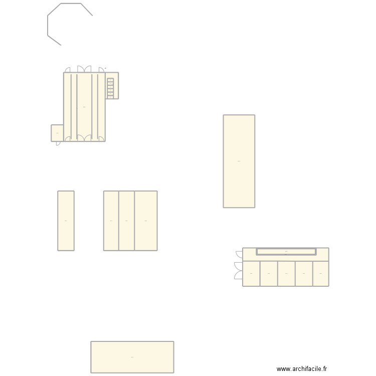 GAEC le gavot. Plan de 22 pièces et 1521 m2