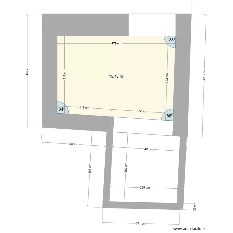chez ffroicois. Plan de 