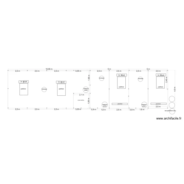 PLAN VOLIERE. Plan de PLAN VOLIERE. Plan de