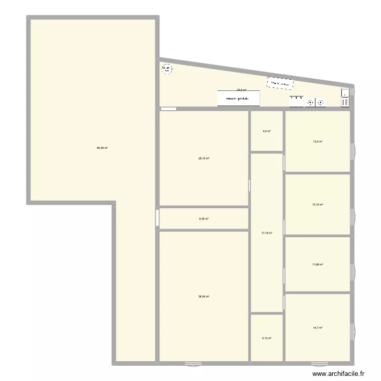 chez moi 2. Plan de 12  et 270 m²