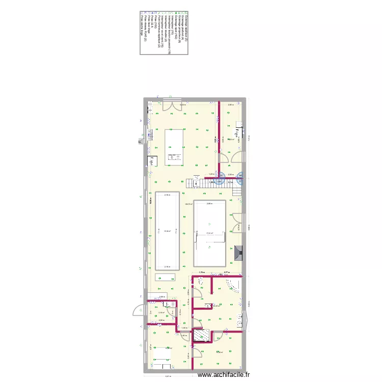 dell. Plan de 0 pièce et 0 m2