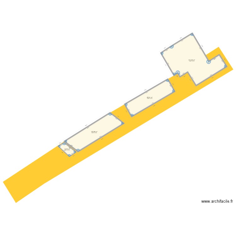 fmaeck. Plan de 4 pièces et 420 m2