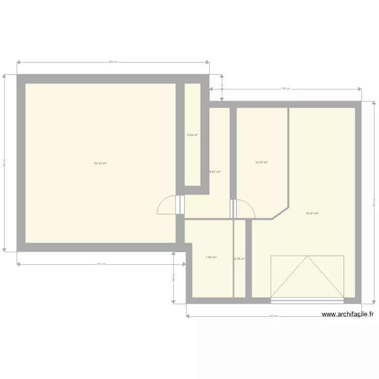 ROISEY. Plan de 7 et 124 m² ROISEY. Plan de 7 et 124 m²