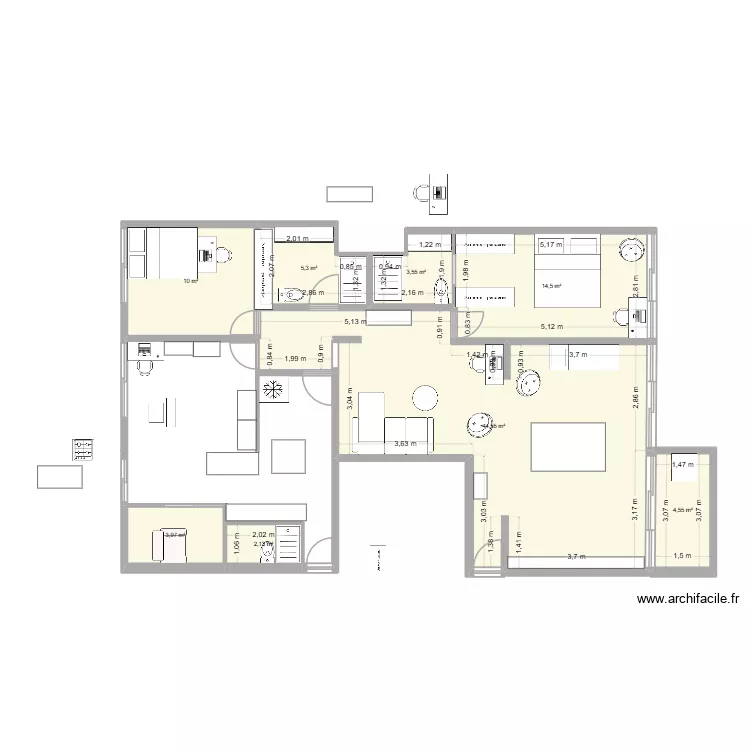 Flamengo q. Plan de 8 et 89 m² Flamengo q. Plan de 8 et 89 m²