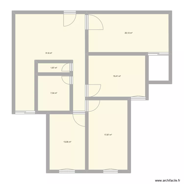 Plan. Plan de 7 et 107 m² Plan. Plan de 7 et 107 m²