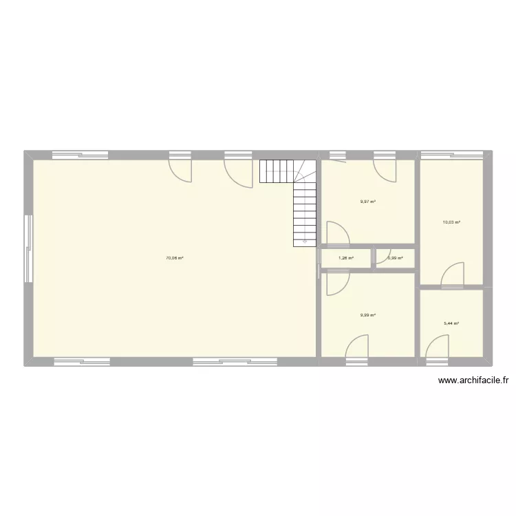 MAISON RDC. Plan de 7 et 108 m² MAISON RDC. Plan de 7 et 108 m²