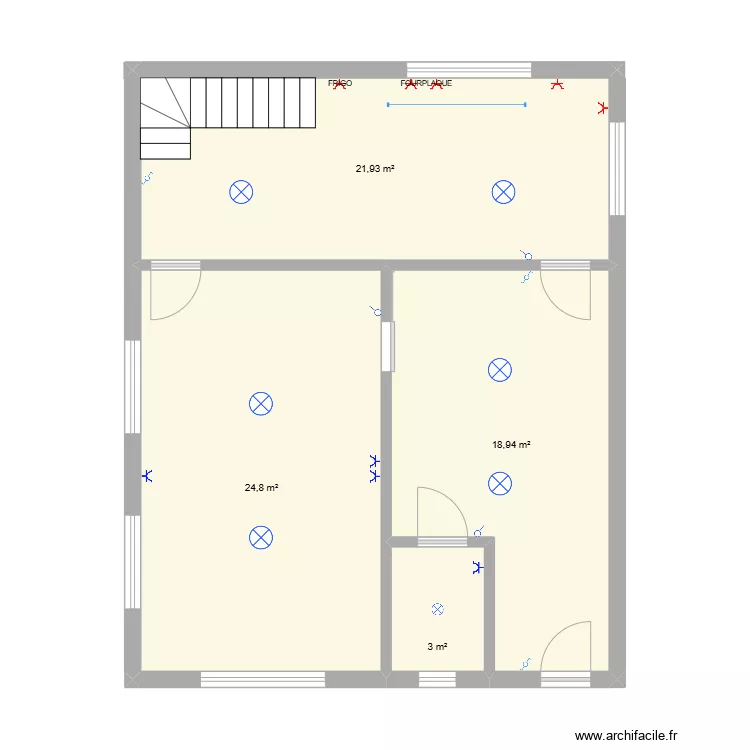 PS2_premier &eacute;tage. Plan de 