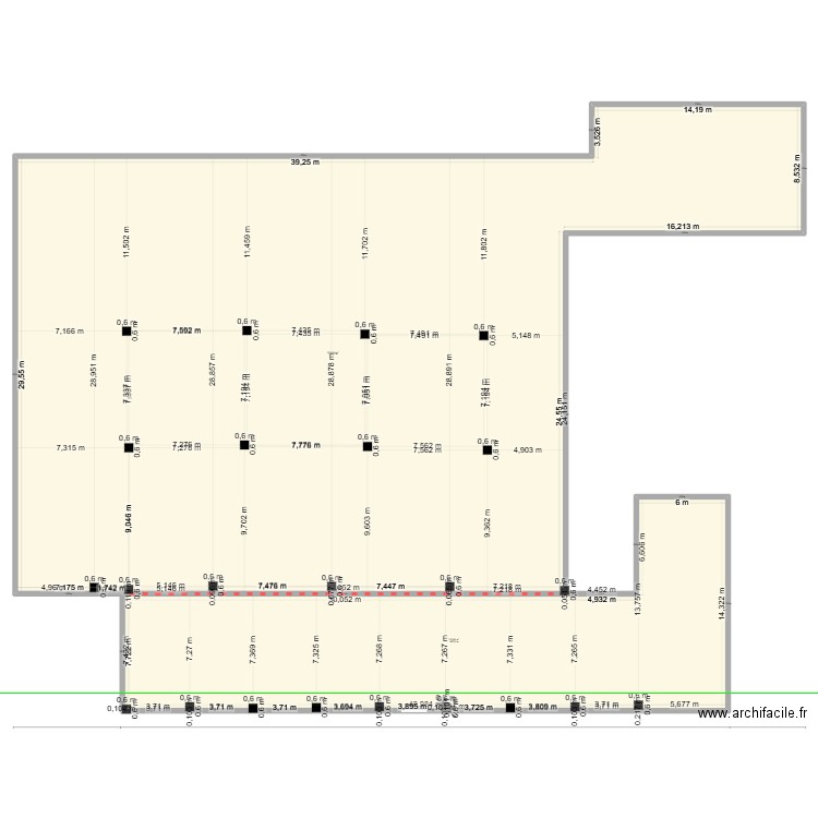 MARIUS 02. Plan de 2 pièces et 1587 m2