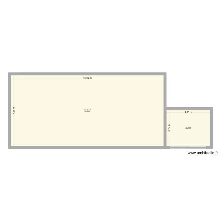LAVANDERIE. Plan de 2  et 134 m²