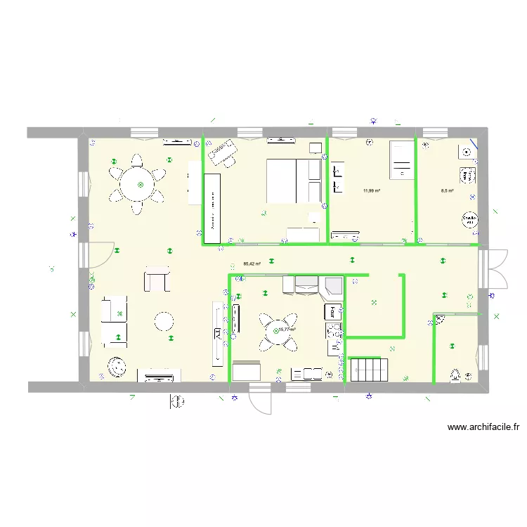 BEROY (Betbezer) RDCnouveauELEC. Plan de 