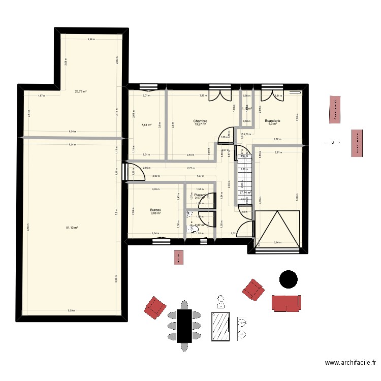 mon rêve 1. Plan de 10 pièces et 147 m2