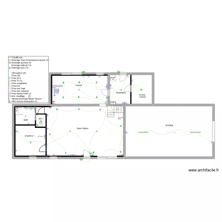 COISGAUD ELEC ind2. Plan de 