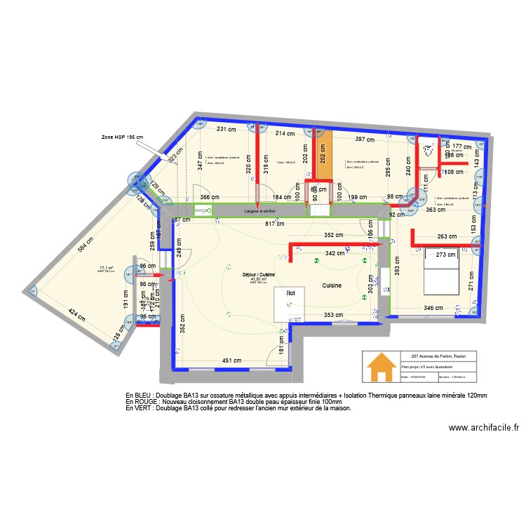 257 Forbin Projet V5 ELEC. Plan de 9 pièces et 112 m2