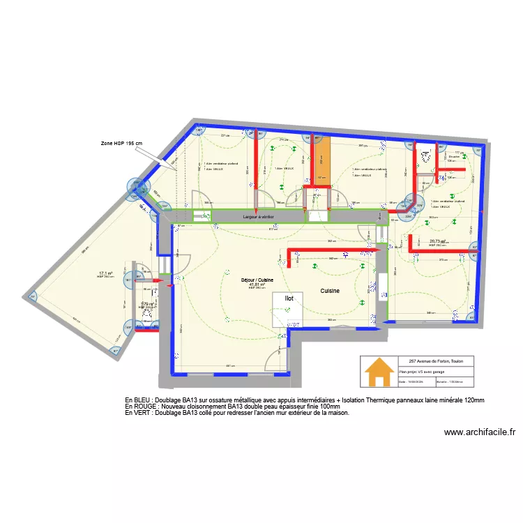 257 Forbin Projet V5 ELEC. Plan de 9  et 112 m²