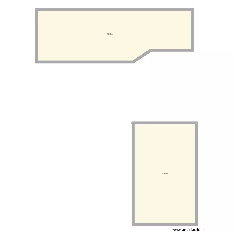 servigny. Plan de 2  et 146 m²
