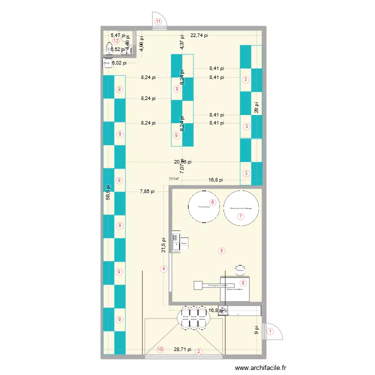 St-Apollinaire VO6 - Schéma séquentiel de production 3. Plan de St-Apollinaire VO6 - Schéma séquentiel de production 3. Plan de