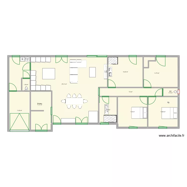 La creche 3. Plan de 