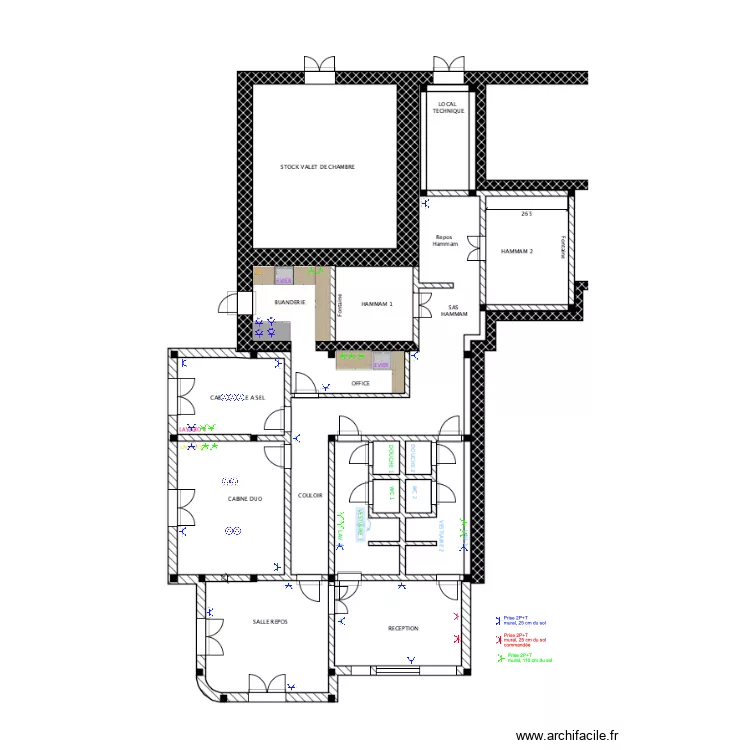 Implantation PC SPA ROSERAIE. Plan de Implantation PC SPA ROSERAIE. Plan de