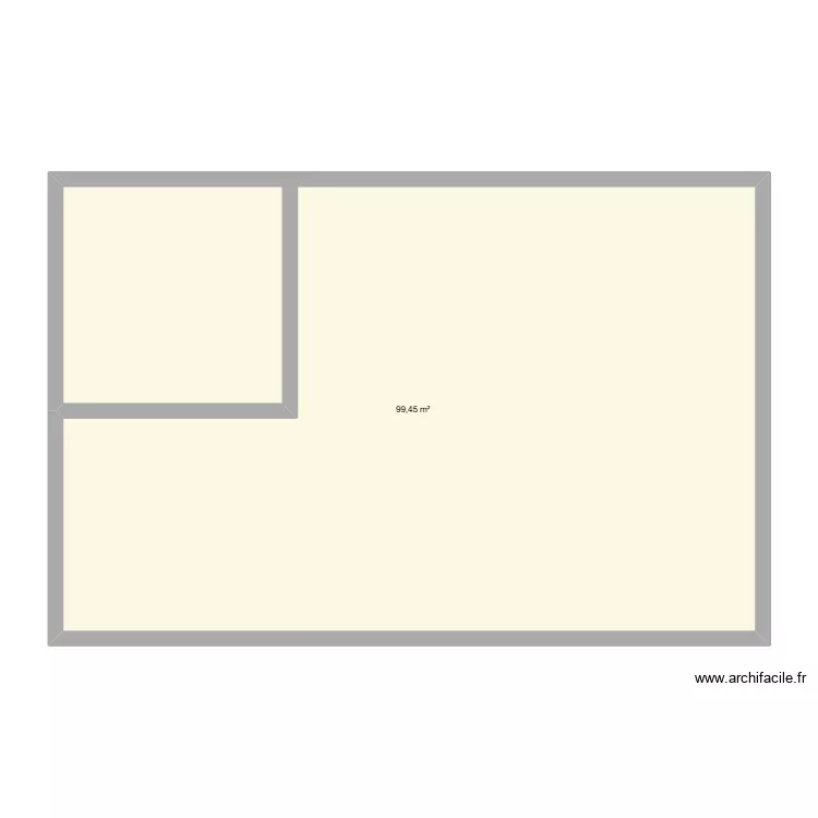 plan num&eacute;ratie. Plan de 1  et 99 m²