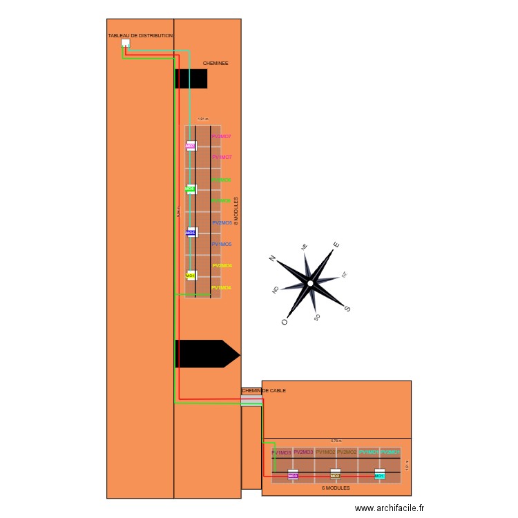 DEHONDT CABLAGE. Plan de 0 pièce et 0 m2