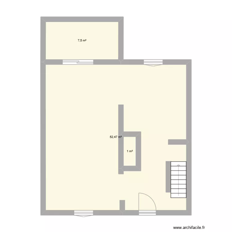 Touques 1. Plan de 3 et 64 m² Touques 1. Plan de 3 et 64 m²