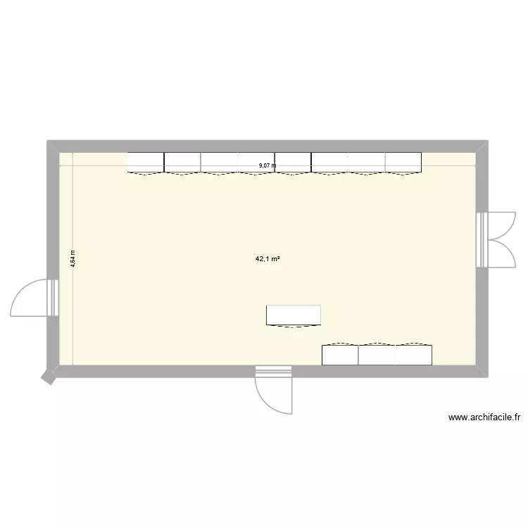 Salle 1. Plan de 1 et 30 m² Salle 1. Plan de 1 et 30 m²