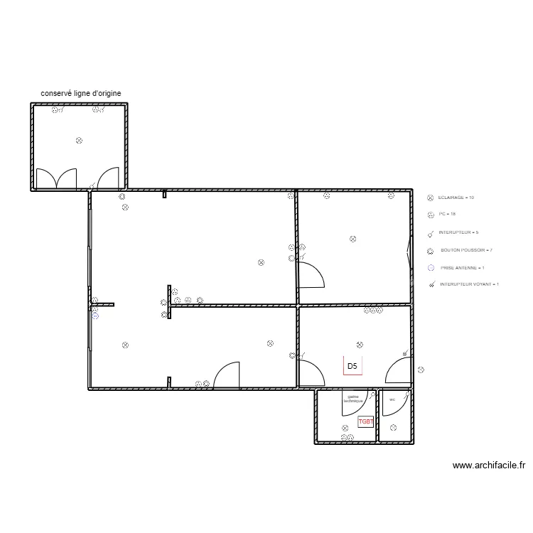 IMPLANTATION DEPENDENCE 1. Plan de 