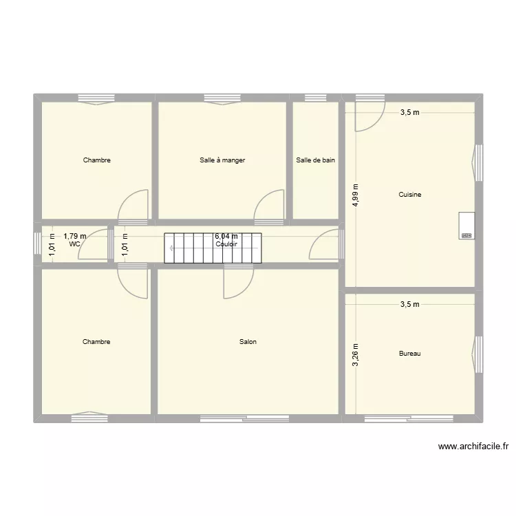 MENA. Plan de 15 Pièces et 184 m²