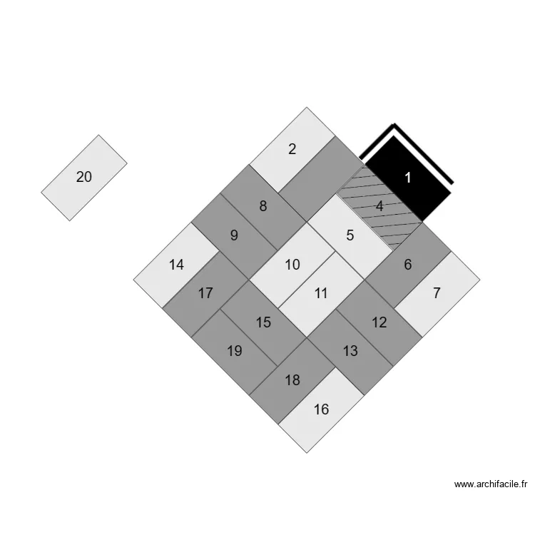 Acte II sc&egrave;ne 1 - Acte III sc&egrave;ne 1. Plan de 
