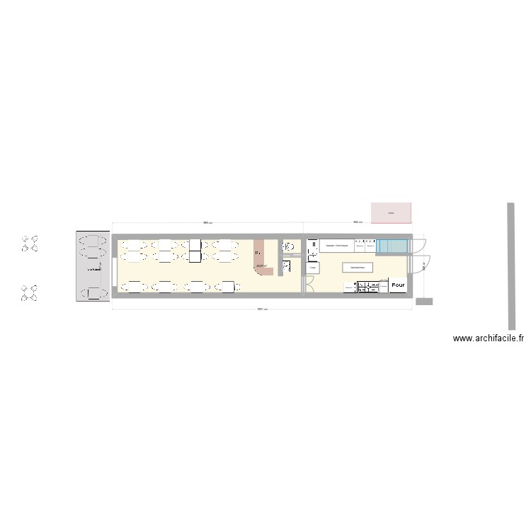 Restau Demi v5. Plan de 0 pièce et 0 m2