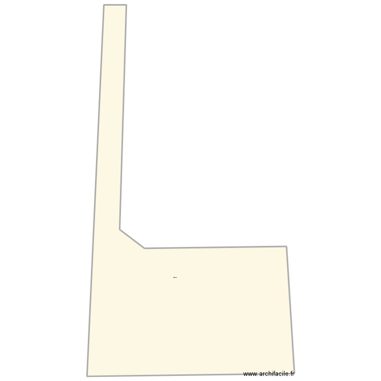moi. Plan de 1 pièce et 1397 m2