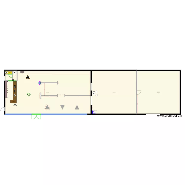 magasin Nice . Plan de 