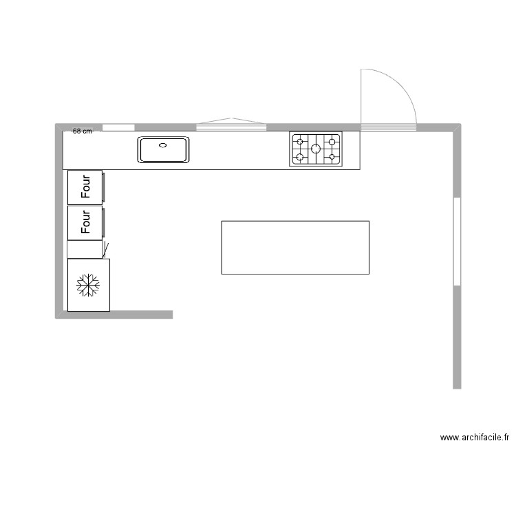cocina berzosa. Plan de 0 pièce et 0 m2