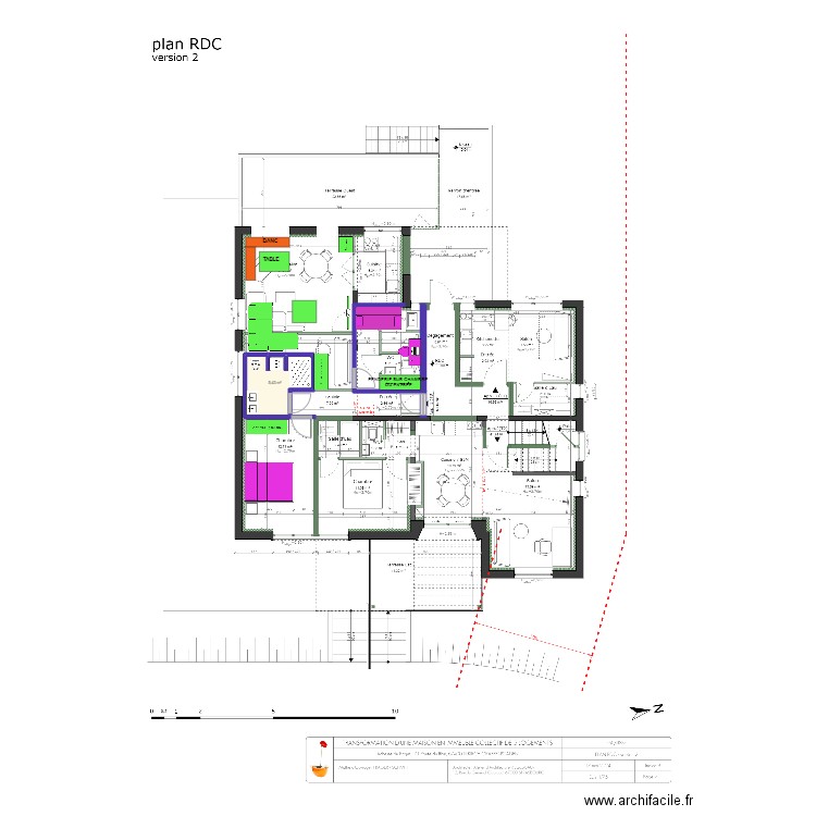 CATHERINE CORINNE3. Plan de 1 pièce et 5 m2