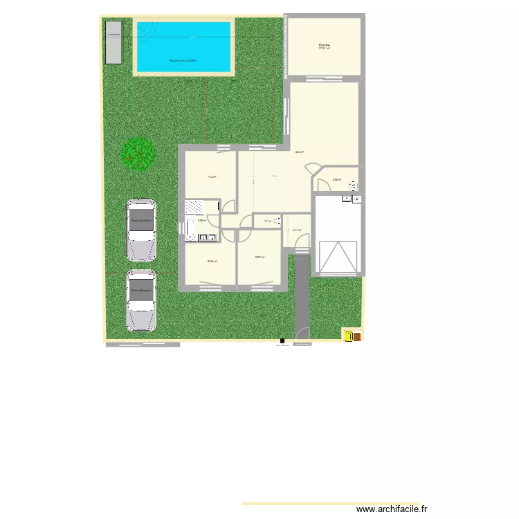 Maison Vincent. Plan de Maison Vincent. Plan de