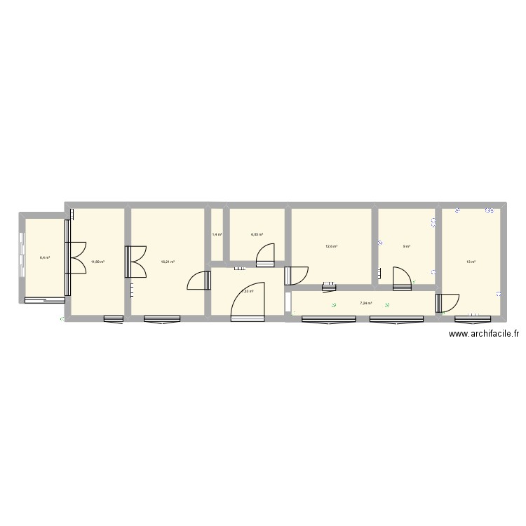 st brevin elec. Plan de 10 pièces et 91 m2