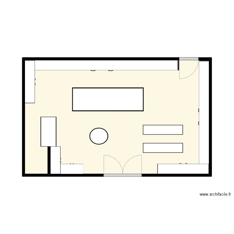 NOCIBE. Plan de 1 pièce et 38 m2