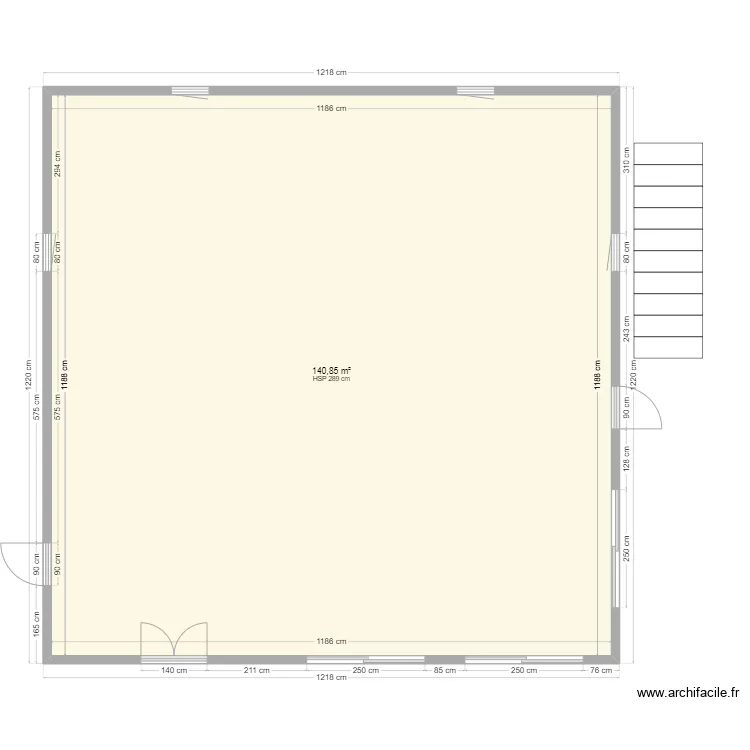WinUp - hours d'eau hors d'aire. Plan de 