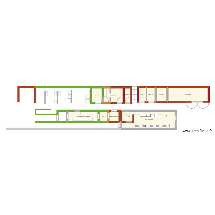 PLAN CUISINE. Plan de 0 pièce et 0 m2