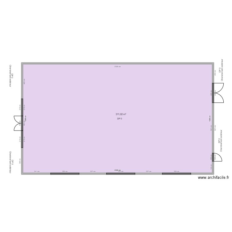 SARL MOTORBIKE AVANT TRAVAUX. Plan de 0 pièce et 0 m2