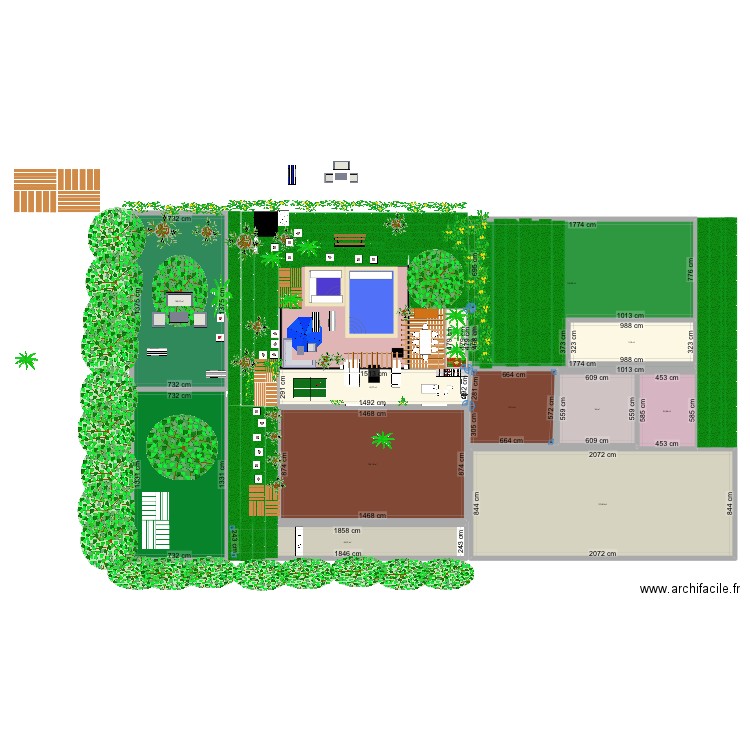 Extérieur mont Vernon 3 vol 38. Plan de 13 pièces et 898 m2