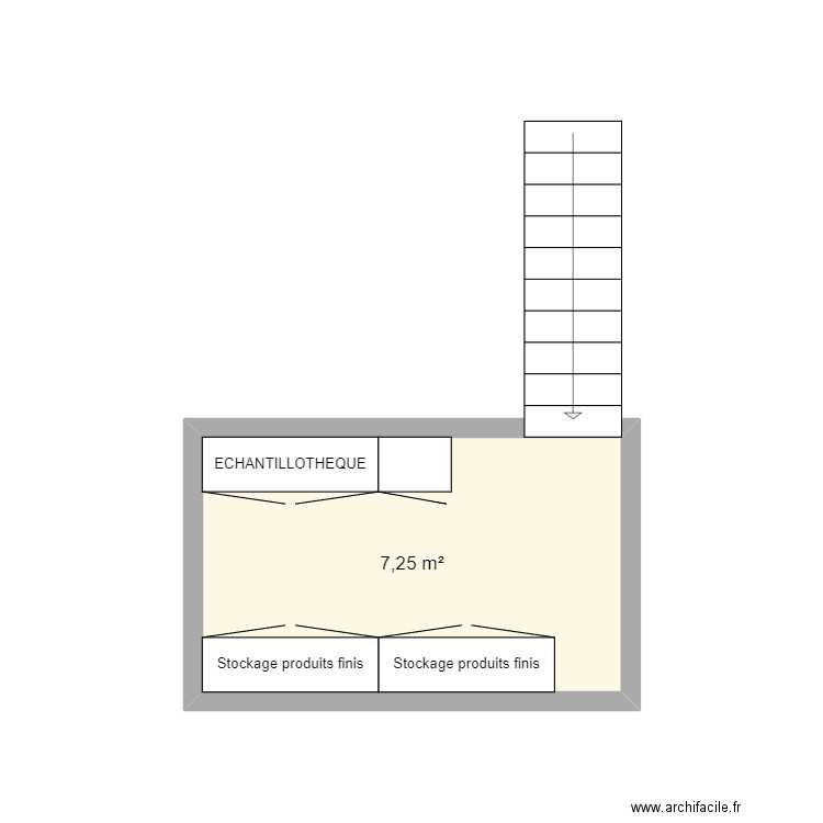 LABO SAVONNERIE ETAGE. Plan de 0 pièce et 0 m2