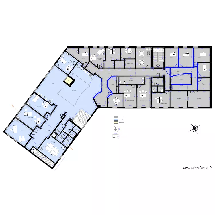 THIERS- Plan Projet. Plan de 