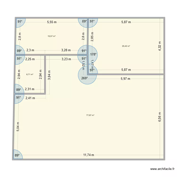 Restaurant O Poulet dor&eacute;. Plan de 