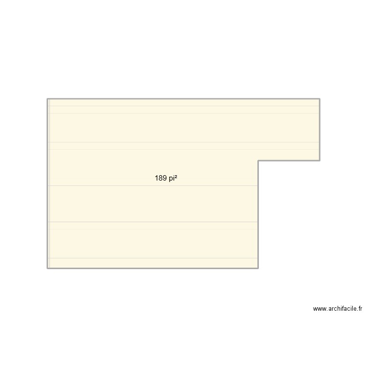 Grand patio. Plan de 1 pièce et 18 m2